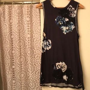 All saints floral tank top